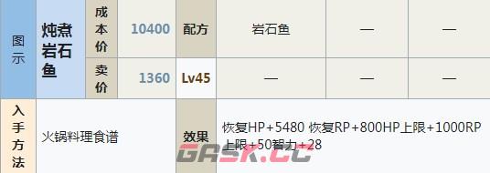 符文工房5炖煮岩石鱼怎么做-第2张-单机攻略-GASK