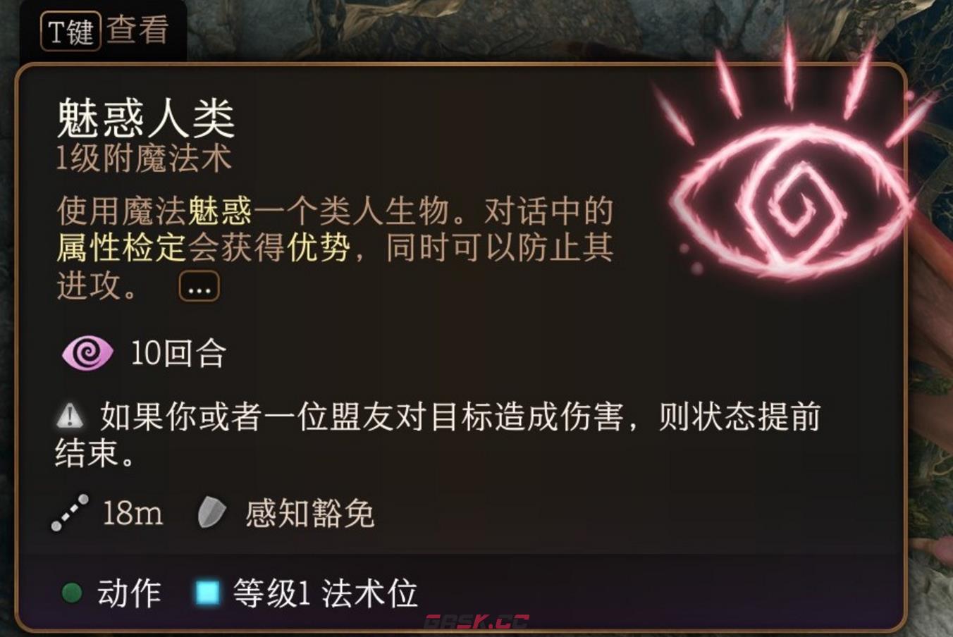 博德之门3魅惑人类法术有什么特点-第2张-单机攻略-GASK