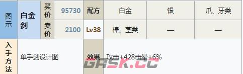 符文工房5白金剑怎么做-第2张-单机攻略-GASK