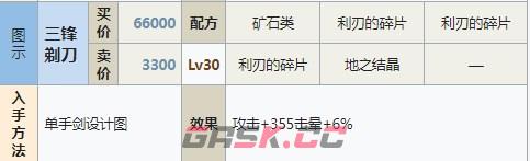 符文工房5三锋剃刀怎么做-第2张-单机攻略-GASK