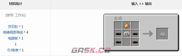 我的世界工业时代2modEU电表有什么用-第1张-单机攻略-GASK