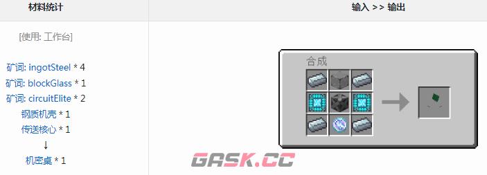 我的世界通用机械mod机密桌有什么用-第1张-单机攻略-GASK