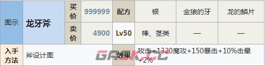 符文工房5龙牙斧怎么制作-第2张-单机攻略-GASK