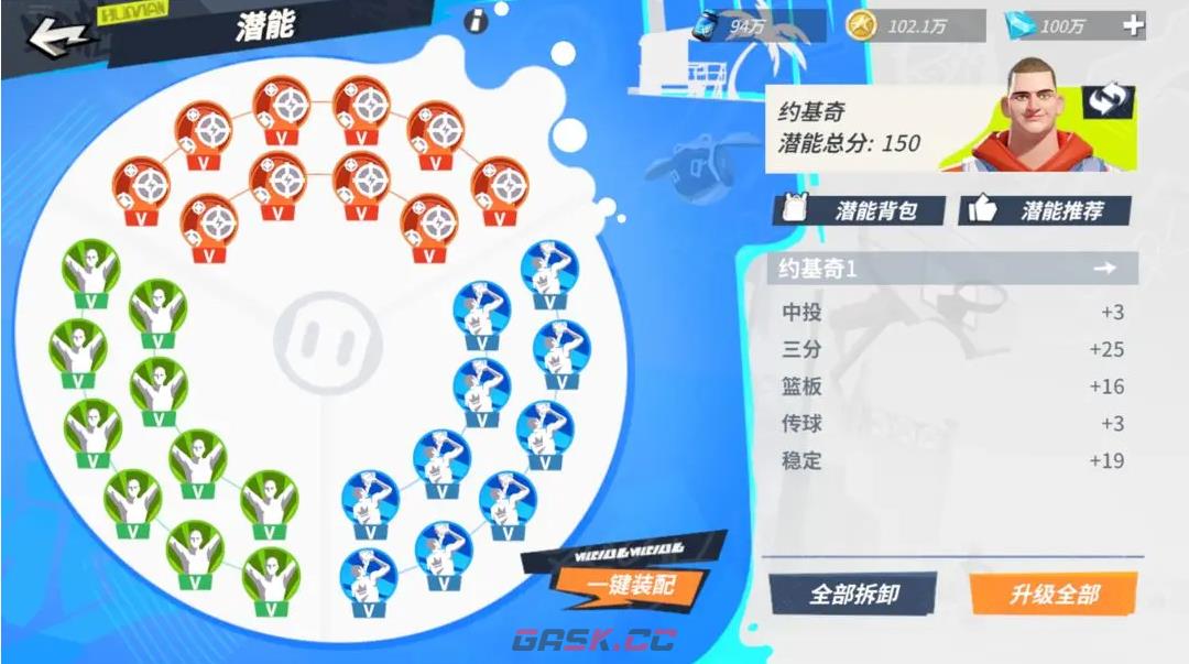 《全明星街球派对》约基奇潜能推荐一览-第2张-手游攻略-GASK
