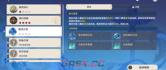 《原神》蹈刃破决第三天决意难度阵容搭配一览-第2张-手游攻略-GASK