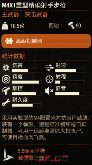 《腐烂国度2》武器 M4X1重型精确射手步枪怎么样-第2张-单机攻略-GASK