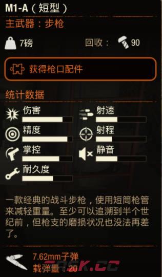《腐烂国度2》武器 M1-A(短型)怎么样-第2张-单机攻略-GASK