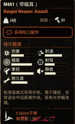 《腐烂国度2》武器 M4A1(带瞄具)怎么样-第2张-单机攻略-GASK