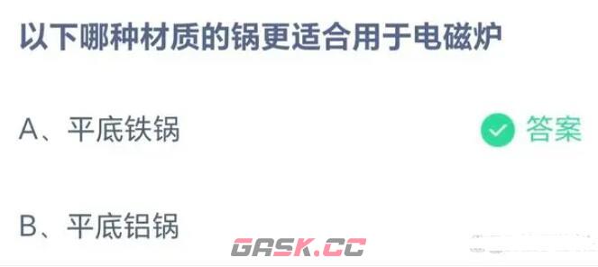 以下哪种材质的锅更适合用于电磁炉-第2张-手游攻略-GASK