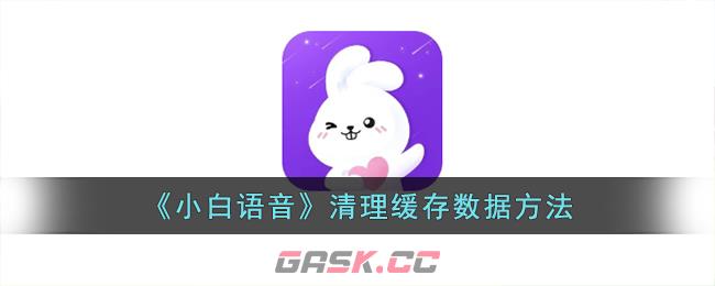 《小白语音》清理缓存数据方法