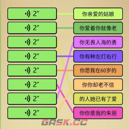 《全民剧本大师》我爱连线通关攻略-第2张-手游攻略-GASK