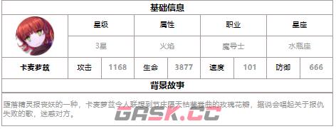 《第七史诗》三星英雄卡迈萝兹介绍一览-第2张-手游攻略-GASK