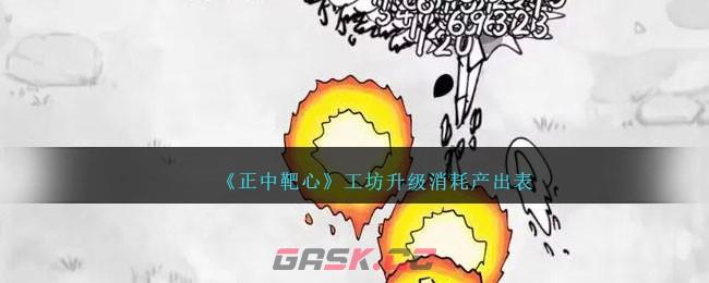 《正中靶心》工坊升级消耗产出表-第1张-手游攻略-GASK