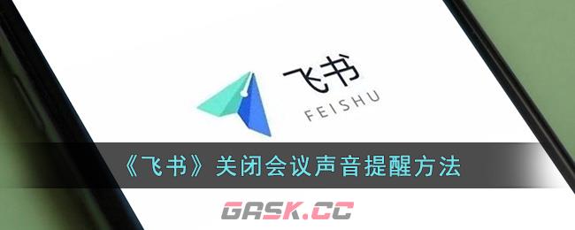 《飞书》关闭会议声音提醒方法-第1张-手游攻略-GASK