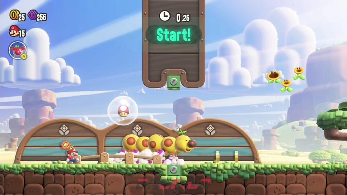 《超级马里奥兄弟：惊奇》W1花毛毛赛跑怎么过-第1张-单机攻略-GASK