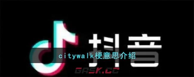 citywalk梗意思介绍-第1张-手游攻略-GASK