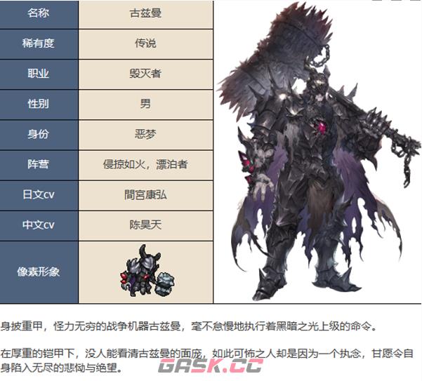 《铃兰之剑为这和平的世界》古兹曼角色介绍一览-第17张-手游攻略-GASK