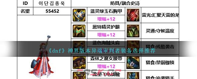 《dnf》神界版本异端审判者装备选择推荐-第1张-手游攻略-GASK