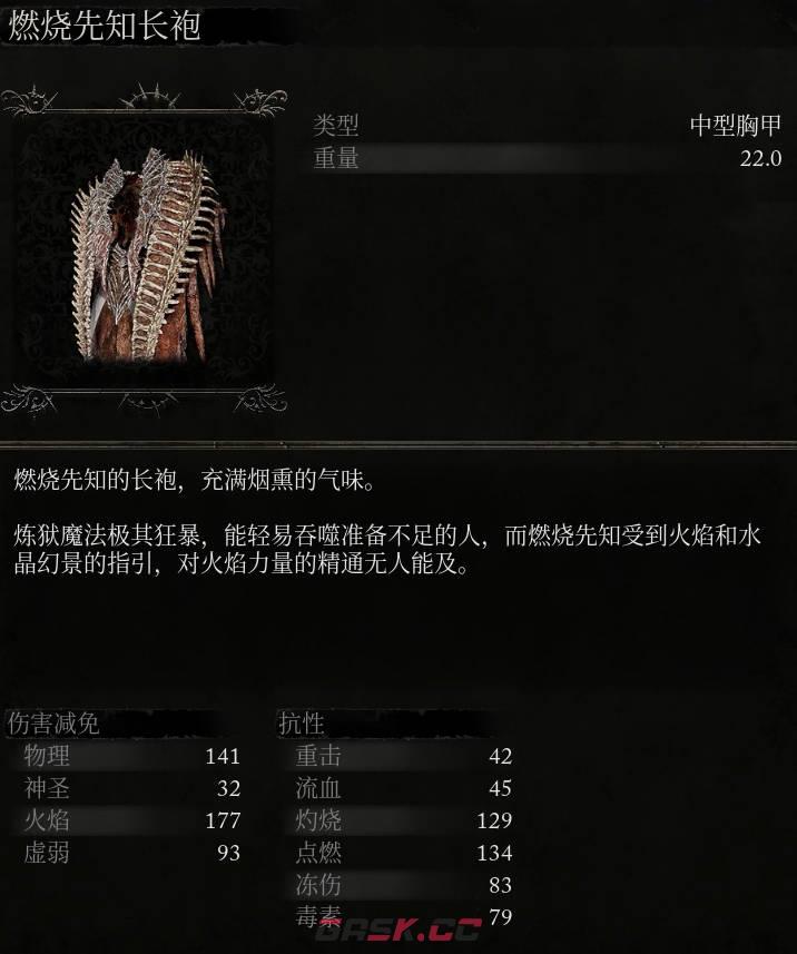 《堕落之主》燃烧先知长袍介绍-第2张-单机攻略-GASK