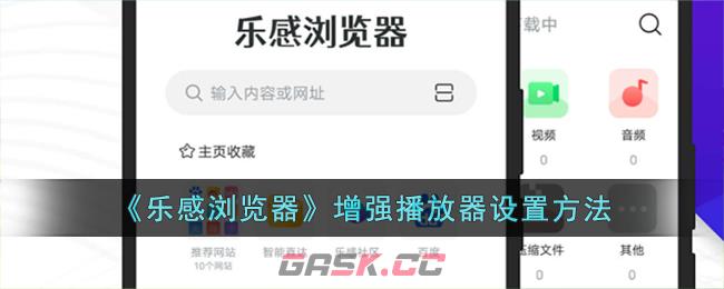 《乐感浏览器》增强播放器设置方法-第1张-手游攻略-GASK