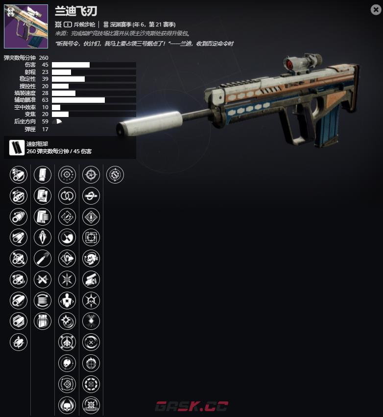 《命运2》年6，第21赛 兰迪飞刃介绍及获取方法-第2张-单机攻略-GASK