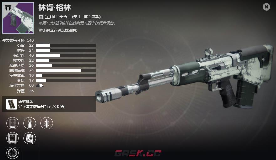 《命运2》年1，第1赛季 林肯格林介绍及获取方法-第2张-单机攻略-GASK