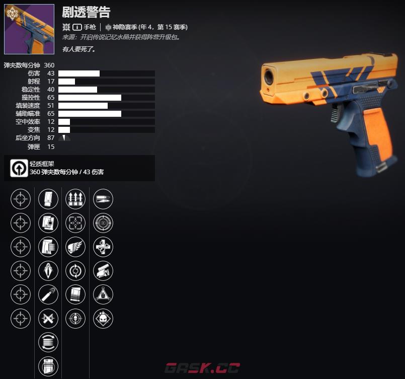 《命运2》年4，第15赛季 剧透警告介绍及获取方法-第2张-单机攻略-GASK