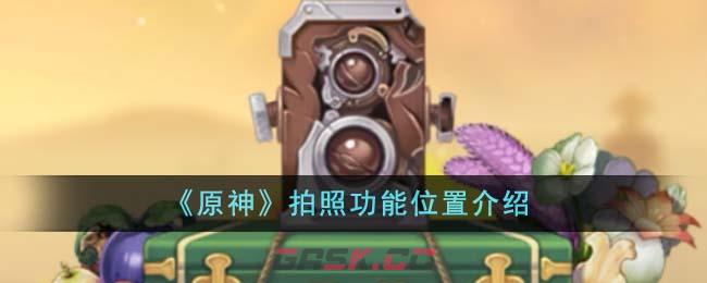《原神》拍照功能位置介绍-第1张-手游攻略-GASK