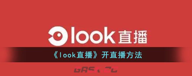 《look直播》开直播方法