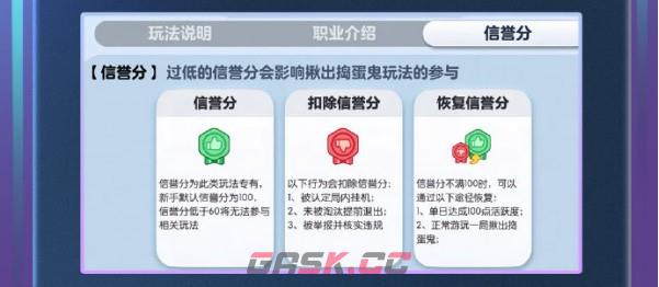 《蛋仔派对》玩法信誉分上线时间一览-第2张-手游攻略-GASK
