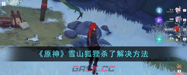 《原神》雪山狐狸杀了解决方法-第1张-手游攻略-GASK