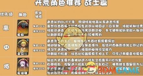 《纳萨力克之王》战士开荒角色节奏榜一览-第2张-手游攻略-GASK