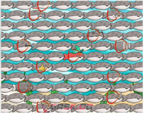 《疯狂梗传》找鱼鱼找12处不同的鱼通关攻略-第3张-手游攻略-GASK
