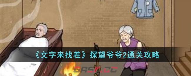 《文字来找茬》探望爷爷2通关攻略-第1张-手游攻略-GASK