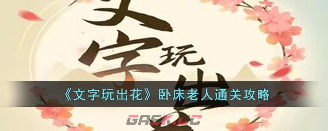 《文字玩出花》卧床老人通关攻略-第1张-手游攻略-GASK