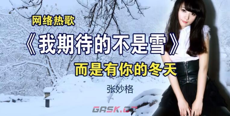 我期待的不是雪张妙格歌词完整版-第2张-手游攻略-GASK