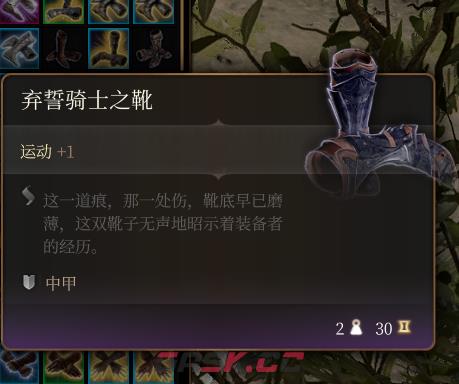《博德之门3》弃誓骑士之靴介绍-第2张-单机攻略-GASK
