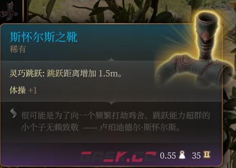 《博德之门3》斯怀尔斯之靴 稀有介绍-第2张-单机攻略-GASK
