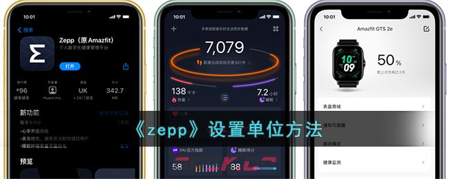 《zepp》设置单位方法-第1张-手游攻略-GASK