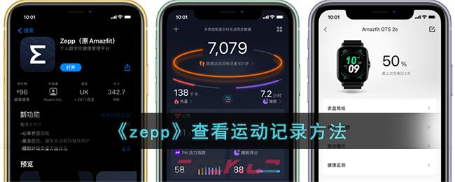 《zepp》查看运动记录方法-第1张-手游攻略-GASK