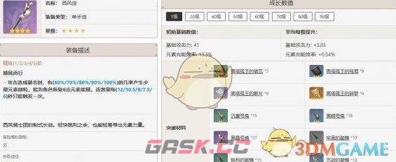 《原神》琴最佳武器推荐排行一览-第8张-手游攻略-GASK