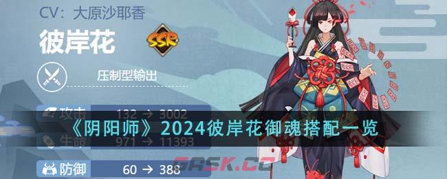 《阴阳师》2024彼岸花御魂搭配一览-第1张-手游攻略-GASK