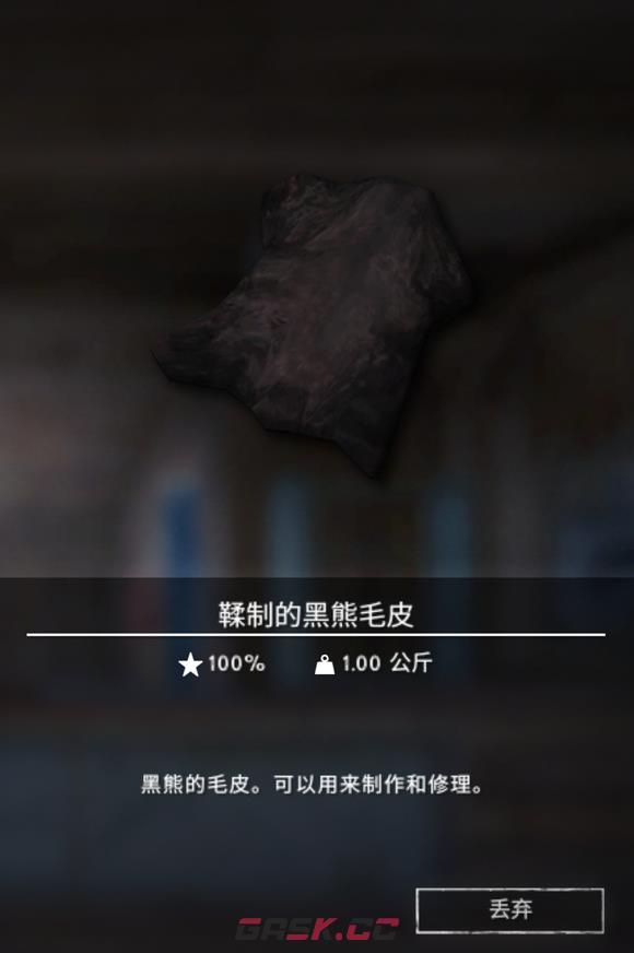 《漫漫长夜》熊皮有什么用-第3张-单机攻略-GASK