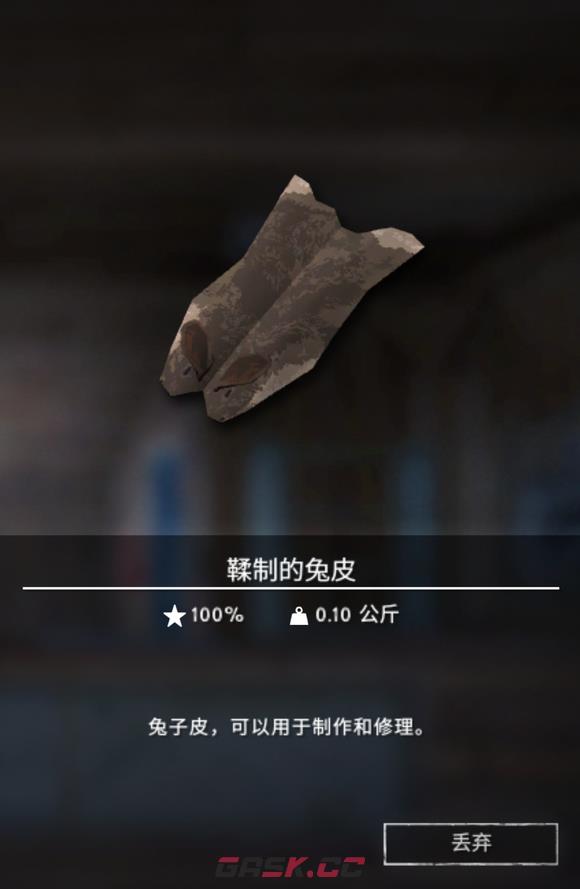 《漫漫长夜》兔皮有什么用-第3张-单机攻略-GASK