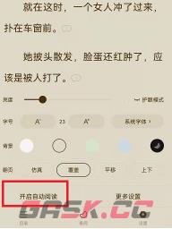 《番茄小说》自动阅读开启方法-第4张-手游攻略-GASK