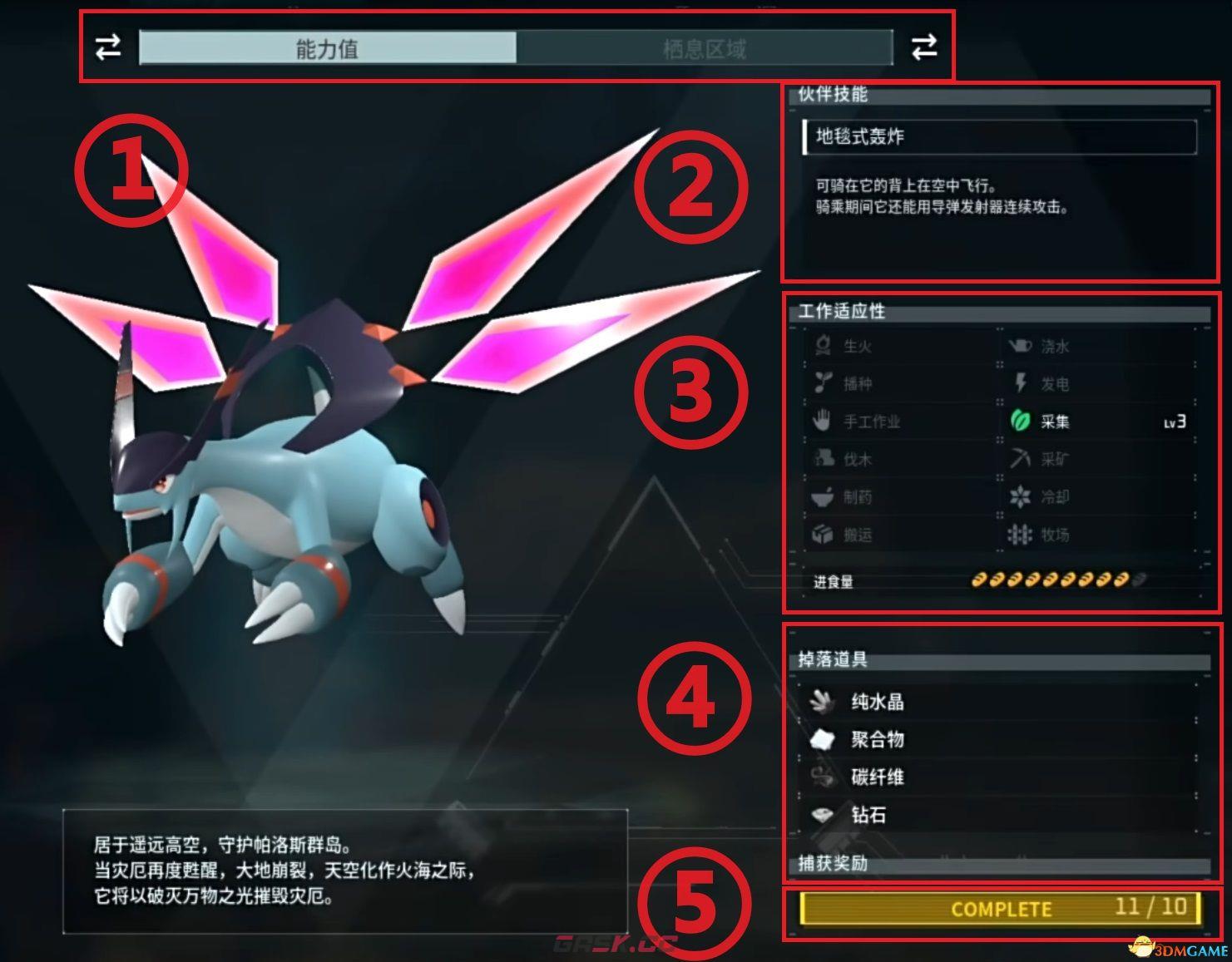《幻兽帕鲁》图鉴 全帕鲁捕捉位置及帕鲁能力+帕鲁评价推荐-第2张-单机攻略-GASK