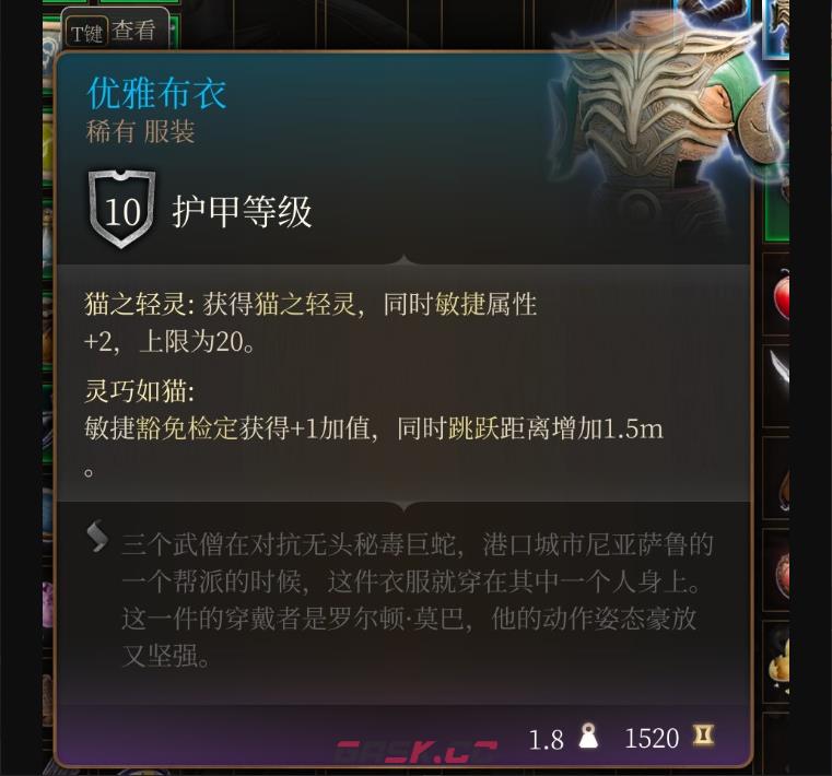 《博德之门3》优雅布衣在哪里获得-第2张-单机攻略-GASK