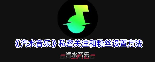 《汽水音乐》私密关注和粉丝设置方法