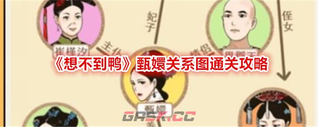 《想不到鸭》甄嬛关系图通关攻略-第1张-手游攻略-GASK