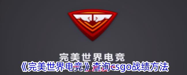 《完美世界电竞》查询csgo战绩方法-第1张-手游攻略-GASK